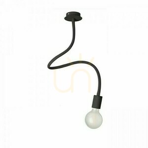 Lampa sufitowa LOYD E27 I Rendl na elastycznym ramieniu, czarna, maks. 15 W small 0