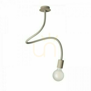 Lampa Wisząca Loyd E27 I Sufitowa Beżowo Szara 230 V 28 W small 1
