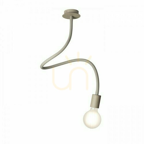 Sprawdź Lampa Wisząca Loyd E27 I Sufitowa Beżowo Szara 230 V 28 W