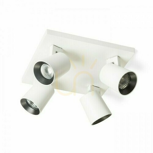 Sprawdź Lampa natynkowa Rendl KENNY IV biała/czarna 4 x GU10 4 x 8 W