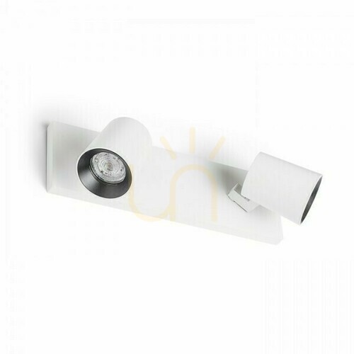 Sprawdź Lampa Natynkowa Kenny Ii Biała/Czarna 230 V Gu10 2x35 W