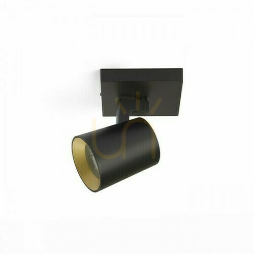 Sprawdź Lampa Natynkowa Kenny I Czarna/Złota 230 V Gu10 35 W