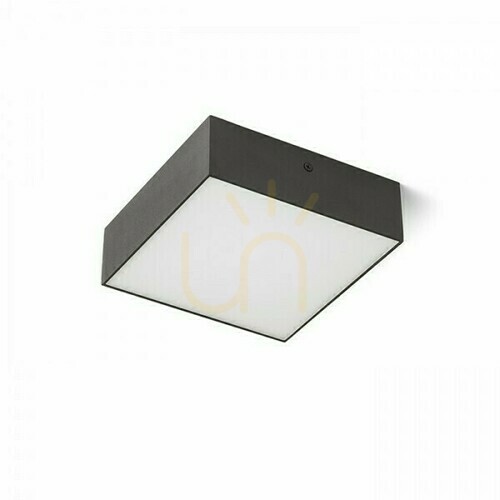 Sprawdź Plafon Larisa Sq 17 Sufitowa Czarna 230 V Led 15 W 3000 K