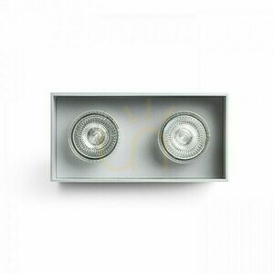 Downlight Agate Ii Sufitowa Aluminium Szczotkowane 230 V Gu10 2x35 W small 1