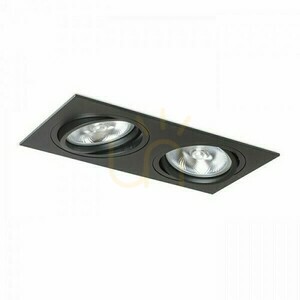 Oprawa Wpuszczana Pasadena G53 Sq Ii Czarna 12 V 2x50 W small 0