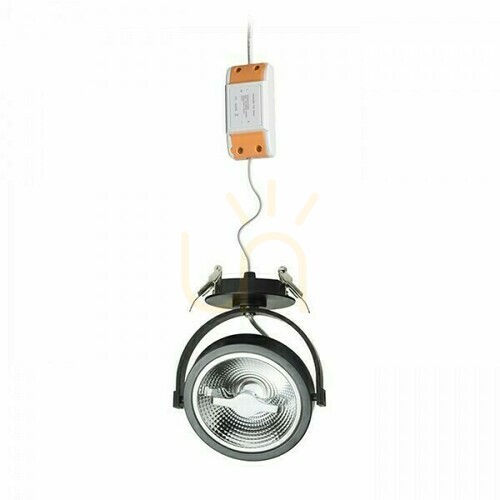 Sprawdź Lampa Natynkowa Kelly Led Dimm Z Wpuszczaną Podstawą Czarna 230 V 12 W 24° 3000 K