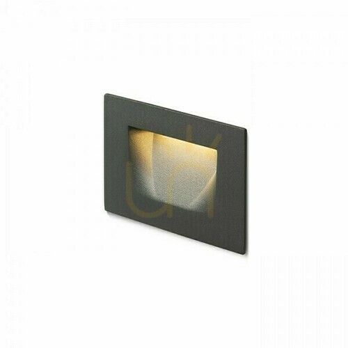 Sprawdź Oprawa Wpuszczana Zewnętrzna Per Antracyt 230 V Led 3 W Ip54 3000 K