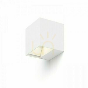 Kinkiet Zewnętrzny Carre ścienna Biała 230 V Led 2x3 W Ip54 3000 K small 0