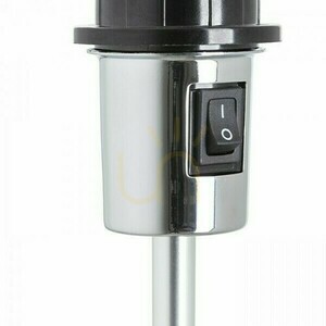 Lampa stołowa Gardette czarna / aluminium 230 V E27 maks. 15 W small 3
