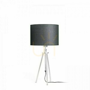 Lampa stołowa Gardette czarna / aluminium 230 V E27 maks. 15 W small 0