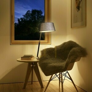 Lampa Stołowa Ritzy Czarna Chrom 230 V E27 42 W small 0