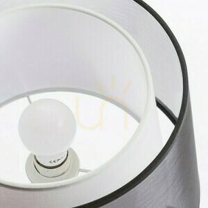 Lampa stołowa Rendl Esplanade transparentna czarno-biała chromowana E27 15 W R12484 small 3