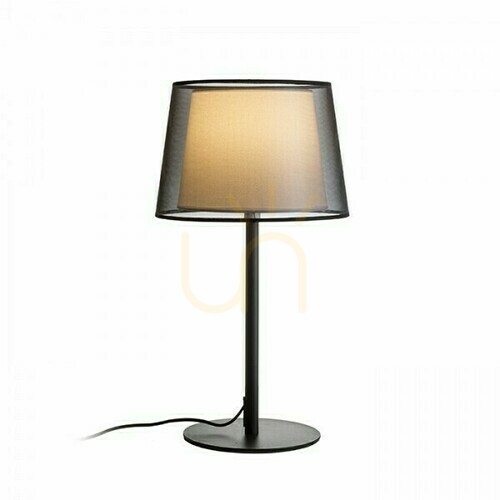 Sprawdź Lampa stołowa Rendl Esplanade transparentna czarno-biała chromowana E27 15 W R12484