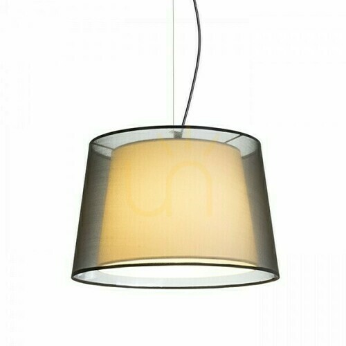 Sprawdź Lampa Wisząca Esplanade Przezroczysta Czarna/Biała Chrom 230 V E27 42 W