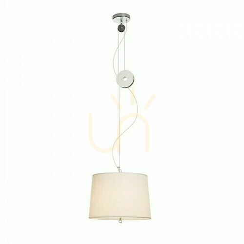 Sprawdź Lampa wisząca Rendl LEVITA R12477 z regulacją wysokości, biała i chrom, E27 LED 15 W