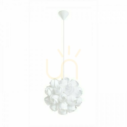 Sprawdź Lampa Wisząca Coco Białe Pcv 230 V E27 28 W