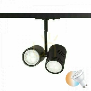 Reflektor Rendl Beeba II do szyny 1-fazowej, czarny, 2 × GU10 small 0