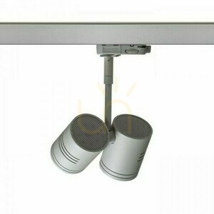 Reflektor Beeba Ii Do Szyny 3 Faz Srebrno Szara 230 V Gu10 2x35 W small 2