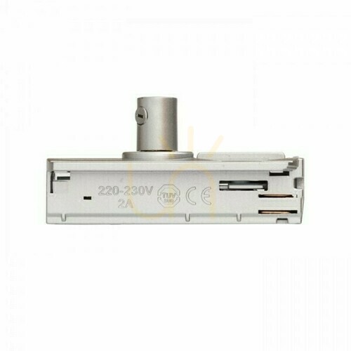 Sprawdź Szyna Oświetleniowa 1 F Adapter Srebrno Szara 230 V