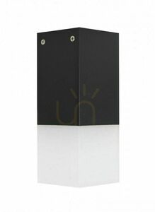 Plafon zewnętrzny SU-MA Cube czarny IP44 CB-S BL small 0