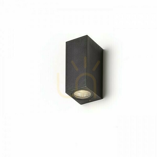 Sprawdź Kinkiet Zewnętrzny Kubi Ii Antracyt 230 V Led 2x3 W 56° Ip54 3000 K