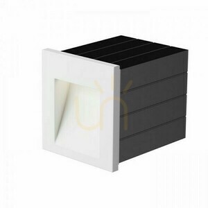 Oprawa Wpuszczana Zewnętrzna Tess Sq Biała 230 V Led 3 W Ip54 3000 K small 2