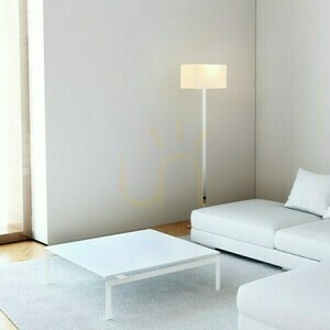 Lampa Stojąca Plaza Podłogowa Biała Chrom 230 V E27 42 W small 3