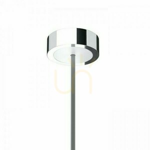 Zestaw zawieszenia HEX chrom, przewód tekstylny szary 150 cm, E27 small 3