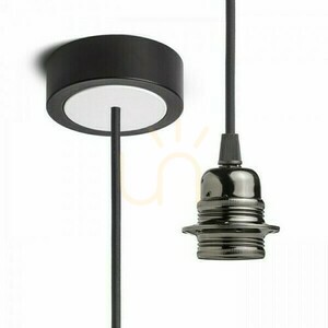 Zestaw wiszący RENDL HEX czarny, oprawka E27, kabel 150 cm R11914 small 0