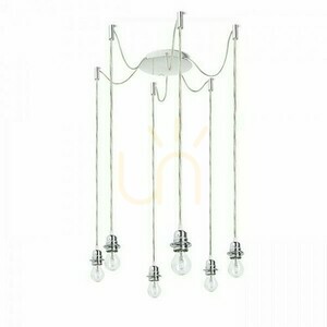 Zestaw wiszący Rendl KOMBIX 6 chrom CHB+TC+CHF 230V E27 maks. 6x15W small 2