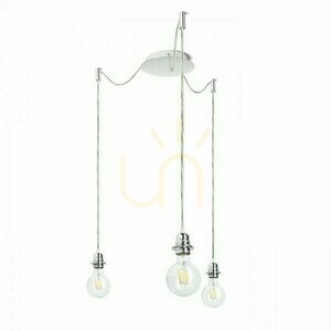 Klosz, Abażur Kombix 3 Zestaw Wiszący Chp+Tk+Cho 230 V E27 3x28 W small 0