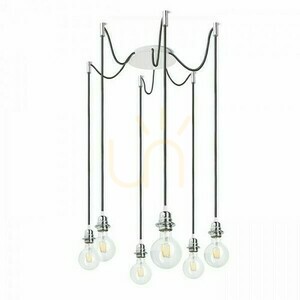 Klosz, Abażur Kombix 6 Zestaw Wiszący Bp+Ck+Cho 230 V E27 6x28 W small 1