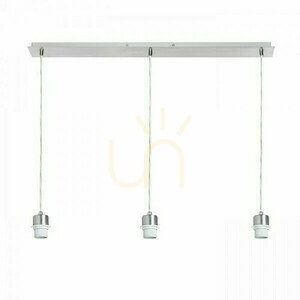 Podstawa sufitowa wisząca More 80 chrom E27 3x15 W 80 cm small 4