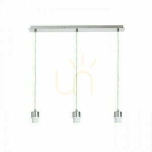 Klosz, Abażur More 60 Podstawa Sufitowa Wisząca Nikiel Mat 230 V E27 3x42 W small 0