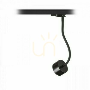Reflektor Pixie Na Elastycznym Ramieniu Do Szyny 3 Faz Czarna 230 V Led Gx53 7 W small 2