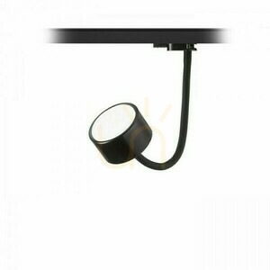 Reflektor Pixie Na Elastycznym Ramieniu Do Szyny 3 Faz Czarna 230 V Led Gx53 7 W small 0