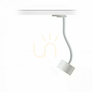 Reflektor Pixie Na Elastycznym Ramieniu Do Szyny 3 Faz Biała 230 V Led Gx53 7 W small 2