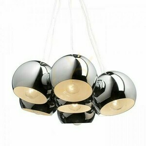 Lampa Wisząca Astromet Vii Chrom 230 V E27 7x42 W small 2