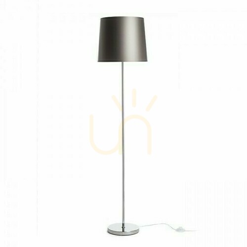 Sprawdź Klosz, Abażur Conny 35/30 Podłogowy Monaco Gołębio Szara/Srebrene Pvc Max. 23 W