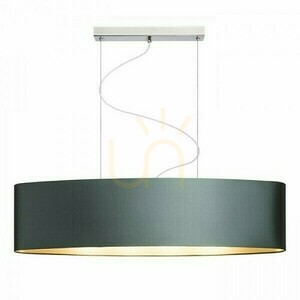 Klosz, Abażur Casual 90/22 Monaco Naftowa/Srebrene Pvc Max. 23 W small 1