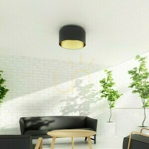 Abażur Rendl DOUBLE 40/30 czarny ze złotą folią E27 R11461 small 4