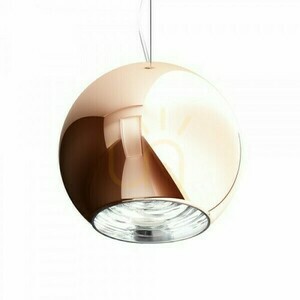 Lampa Wisząca Beau Monde 25 Szkło Miedziane 230 V E27 W small 0