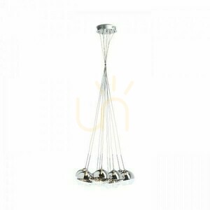Lampa Wisząca Astral Szkło Chromowane/Szkło Przezroczyste 230 V/12 V G4 10x20 W small 1