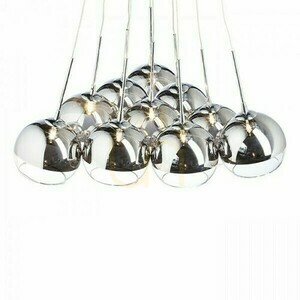 Lampa Wisząca Astral Szkło Chromowane/Szkło Przezroczyste 230 V/12 V G4 10x20 W small 0