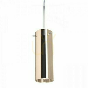 Lampa wisząca Rendl SANSSOUCI I szkło w kolorze miedzi E27 15W, ø9 cm small 1