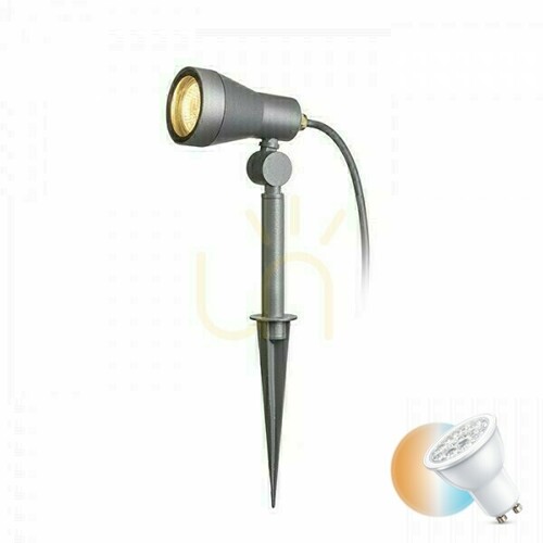 Sprawdź Reflektor Zewnętrzny Direzza Na Klinie Antracyt 230 V Gu10 35 W Ip54