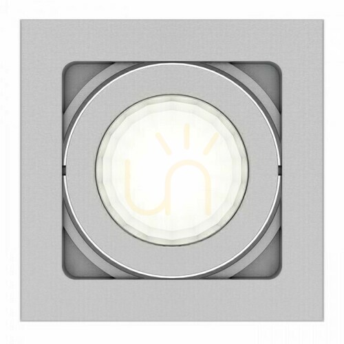 Sprawdź Downlight natynkowy Berit I aluminium kwadratowy GU10 max 50 W