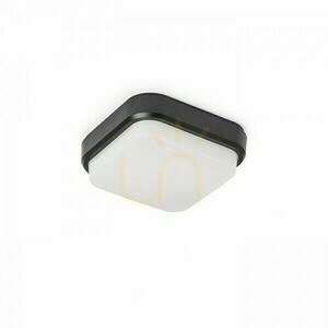 Plafony Zewnętrzny Taris Sq 17 Natynkowa Czarna Plastik 230 V Led 8 W Ip54 3000 K small 0
