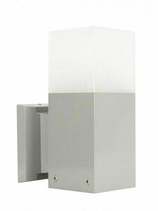 Kinkiet zewnętrzny SU-MA CUBE CB-K AL srebrny 20W small 0