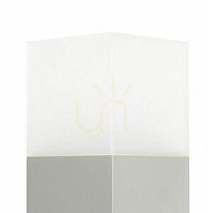 Lampa ogrodowa stojąca SU-MA CUBE CB-330 AL srebrna aluminiowa 33 cm small 1